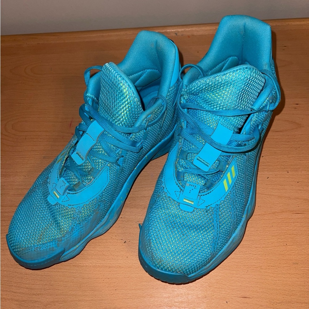 Adidas mens sneakers size 10.5 Dame 7 Jam Fest